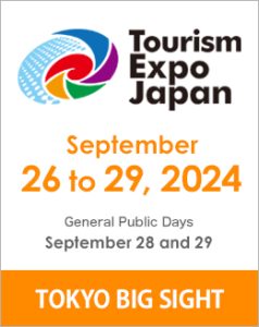 【2024年9月26日-29日】ツーリズムEXPOジャパンに出展します！